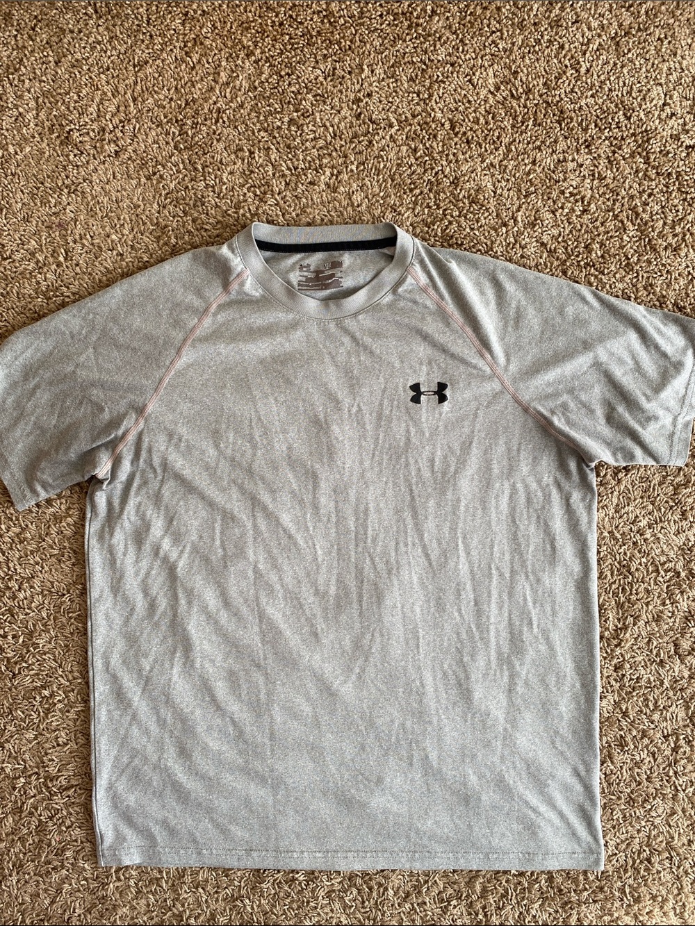 Under Armour Light Gray Performance Short-Sleeve Tee